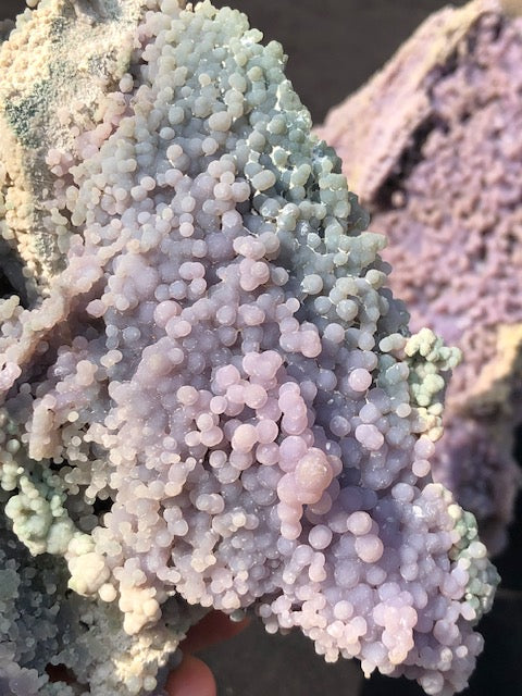 Traubenchalcedon in bester Qualität, Trauben Achat, Grape Agate